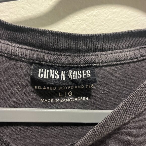 2022 Guns N Roses Black Band Tee size Large Cotton On - Picture 4 of 5
